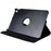 For Lenovo Tab M10 Plus (3rd Gen) / Xiaoxin Pad 2022 10.6 inch 125F / 128F Leather Tablet Case Rotating Stand Cover - Black - 5
