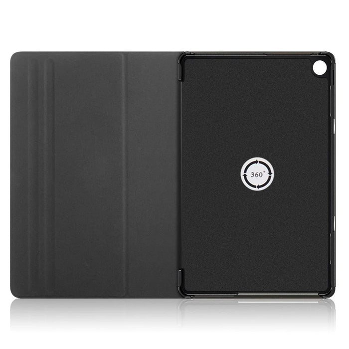 For Lenovo Tab M10 (Gen 3) 10.1 inch 328F 360-degree Rotary Stand Function Pattern Printing PU Leather Tablet Case with Auto Wake/Sleep - Graffiti - 4