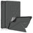 For Lenovo Tab M10 (Gen 3) 10.1 inch 328F Origami Stand Tablet Case PU Leather Anti-scratch Cover with Auto Wake/Sleep - Grey - 1