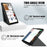 For Lenovo Tab M10 (Gen 3) 10.1 inch 328F Origami Stand Tablet Case PU Leather Anti-scratch Cover with Auto Wake/Sleep - Grey - 3