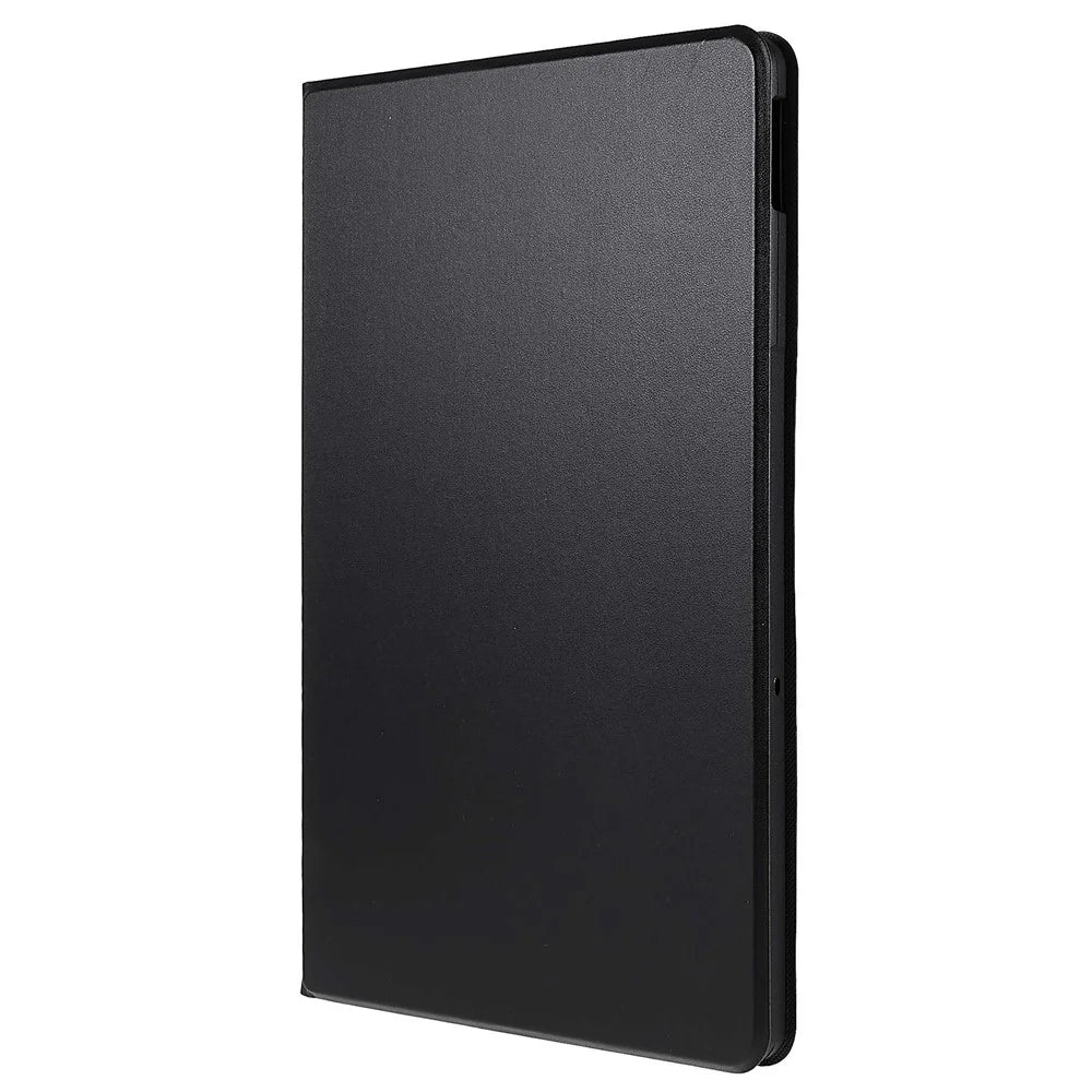 PU Leather Drop-Proof Case for Lenovo Tab M10 Plus (3rd Gen) / Xiaoxin Pad 2022 10.6 inch Tablet Stand Cover - Black - 3