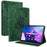 Butterfly Flower Imprinted Tablet Case for Lenovo Tab M10 (Gen 3), PU Leather Stand Card Holder Protective Cover - Green - 1