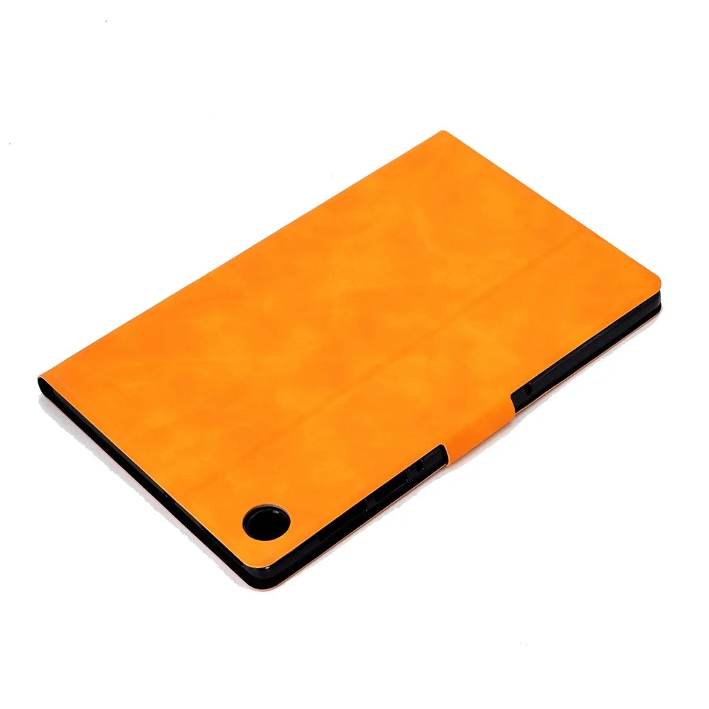 For Lenovo Tab M10 (Gen 3) TB-328F Split Leather Flip Stand Cover Auto Sleep/Wake Function Smart Tablet Case with Card Holders- Khaki - 6