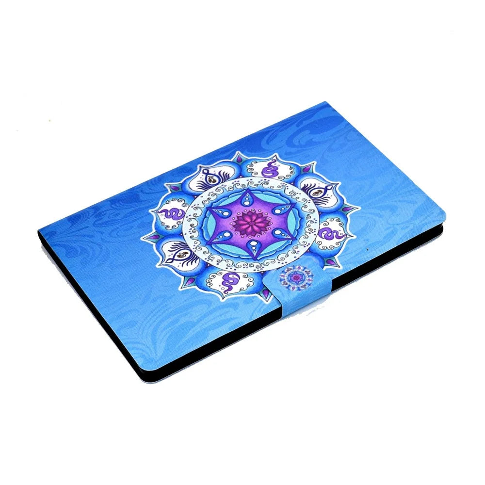 For Lenovo Tab M10 (Gen 3) TB-328FU / TB-328XU B2 Pattern Printing Stand Protective Case Auto Sleep / Wake Function PU Leather Smart Cover with Card Slots - Mandala - 5