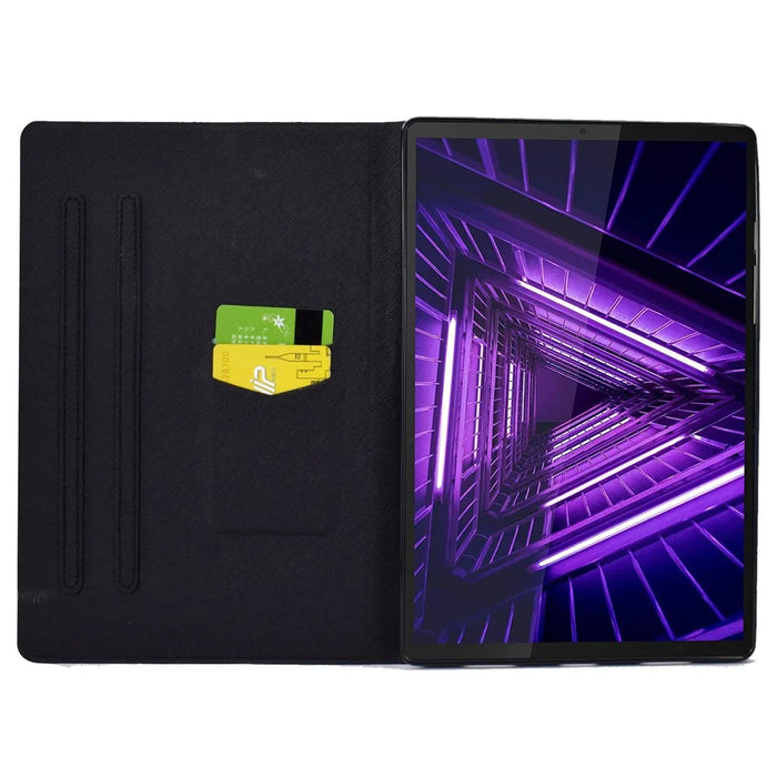 Protective Case for Lenovo Tab M10 Plus (3rd Gen) / Xiaoxin Pad 2022 10.6 inch Pattern Printing Tablet Leather Cover with Card Slots Stand - Emotion - 2