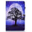 For Lenovo Tab M10 Plus (3rd Gen) / Xiaoxin Pad 2022 10.6 inch PU Leather Smart Auto Wake / Sleep Cover A3 Pattern Printing Stand Card Slots Protective Tablet Case with Pencil Holder - Life Tree - 2
