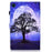 For Lenovo Tab M10 Plus (3rd Gen) / Xiaoxin Pad 2022 10.6 inch PU Leather Smart Auto Wake / Sleep Cover A3 Pattern Printing Stand Card Slots Protective Tablet Case with Pencil Holder - Life Tree - 3