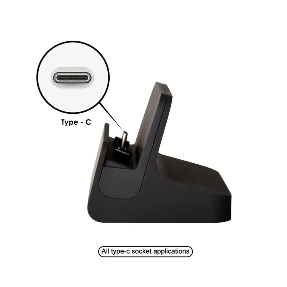 USB Type-C Charge Data Sync Mobile Phone Charging Stand Dock - 3