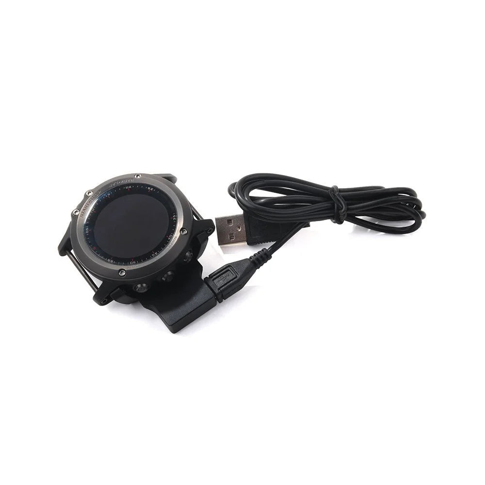 Smart Watch Charging Clip Dock with USB Cable for Garmin Fenix 3 - 4
