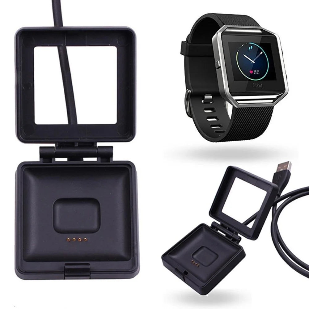 USB Power Cable Battery Charging Cradle Dock for Fitbit Blaze Smart Fitness Watch - 1