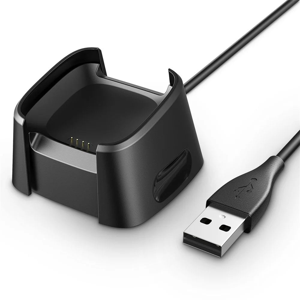 USB Charging Cable Cradle Station for Fitbit Versa Smart Watch - 1