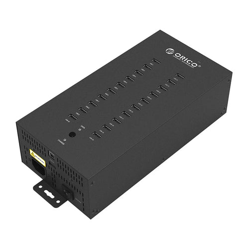 ORICO 20 Ports Industrial USB2.0 HUB for U Disk Batch Data Test Copy SD TF Card Reader - 1