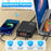 Multi-port USB QC3.0 Charger Type-C PD20W Phone Tablet Bluetooth-compatible Earphone Fast Charging Power Adapter - US Plug - 3