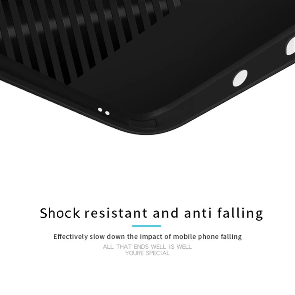PINWUYO Soft Edge Matte Surface Hybrid Phone Cover Shell Coated with Imprinting PU Leather for Samsung Galaxy S10 Plus - Black - 6