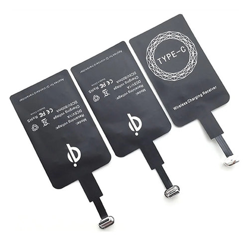 Universal Type-C Magic Tag Qi Standard Phone Wireless Charging Receiver Adapter - 1