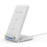 10W 2 Coils Qi Wireless Charger Folding Fast Wireless Charging Stand for iPhone Samsung etc. - White - 1