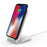 10W 2 Coils Qi Wireless Charger Folding Fast Wireless Charging Stand for iPhone Samsung etc. - White - 2
