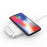 10W 2 Coils Qi Wireless Charger Folding Fast Wireless Charging Stand for iPhone Samsung etc. - White - 6