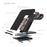 F11 2 in 1 Wireless Charging Stand Qi Fast Charger for iPhone Samsung Phone Apple Watch - Black - 6
