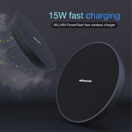 NILLKIN Wireless Charger 15W Quick Charging Nylon Cellphone Charger - 1