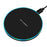 GY-68 Ultra-thin Metal Wireless Fast Charger 10W/7.5W Support FOD Function - Black - 2