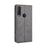 Vintage Style Leather Wallet Stand Phone Shell for Alcatel 1S (2020)/1V (2020)/3L (2020) - Black - 7