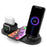 UD15-C 3-in-1 Multifunctional Wireless Charger Charging Dock Station Holder Stand for Apple iPhone/Android Device /Type-C Device - Black - 1