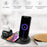 UD15-C 3-in-1 Multifunctional Wireless Charger Charging Dock Station Holder Stand for Apple iPhone/Android Device /Type-C Device - Black - 5