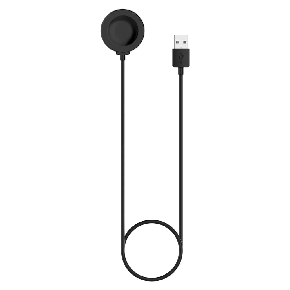 1m USB Charging Cable Wireless Charger Dock for Huawei Watch GT 2 Pro / GT 2 Pro ECG / GT 2 Porsche Edition - Black - 2