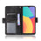 Leather Wallet Protective Case with Multiple Card Slots for Alcatel 3L (2021) / Alcatel 1S (2021) - Black - 6