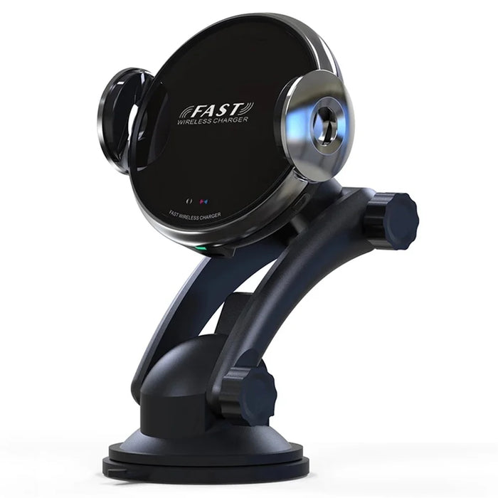 W9 Automatic Induction Car Mobile Phone Wireless Charger 15W Fast Charging Stand Mount Bracket - 1