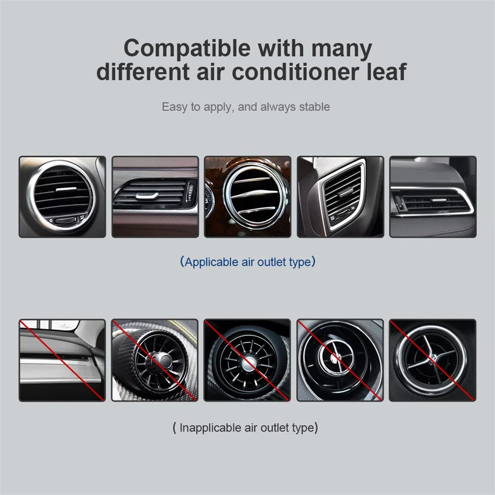 NILLKIN MagRoad Lite Magnetic Car Air Vent Mobile Holder Clip Mount Support Bracket for iPhone 12 - 6