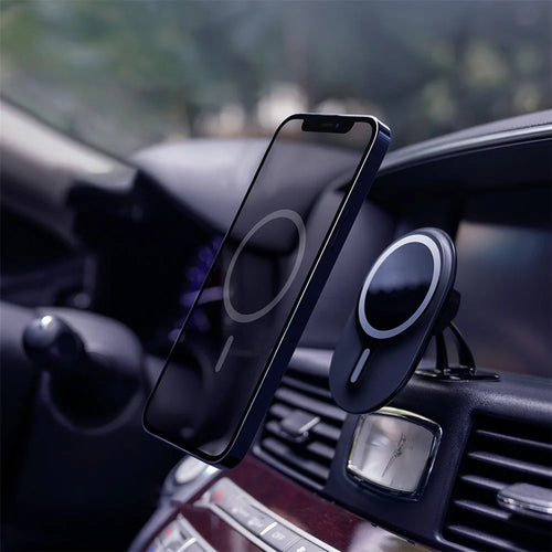 NILLKIN Lite Magnetic Wireless Charger Fast Charging Car Phone Mount Holder for iPhone 12/ 12 mini/ 12 Pro Max - 1