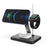 GY-Z9T 4-in-1 Magnetic Wireless Charging Dock Cradle Charger Stand for iPhone 12 Series/Apple Watch/AirPods/Apple Pencil - Black - 1
