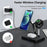 GY-Z9T 4-in-1 Magnetic Wireless Charging Dock Cradle Charger Stand for iPhone 12 Series/Apple Watch/AirPods/Apple Pencil - Black - 3
