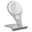 NILLKIN NKT11 Foldable Magnetic Wireless Fast Charger Phone Charging Stand Mount for iPhone - Silver - 1