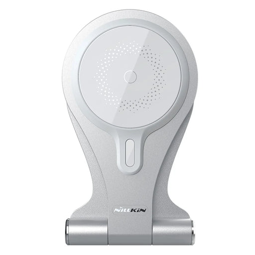 NILLKIN NKT11 Foldable Magnetic Wireless Fast Charger Phone Charging Stand Mount for iPhone - Silver - 2