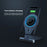 NILLKIN NKT11 Foldable Magnetic Wireless Fast Charger Phone Charging Stand Mount for iPhone - Silver - 7