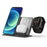 4 in 1 LED Digital Temperature Display Alarm Clock 15W Wireless Charger Stand - 3