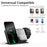 4 in 1 LED Digital Temperature Display Alarm Clock 15W Wireless Charger Stand - 4