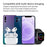 X455 Foldable 3-in-1 15W Wireless Charger Desktop Qi Fast Charging Stand Dock for iPhone Android iWatch AirPods - Black - 6