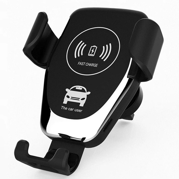 Q12 10W Car Air Vent Mount Gravity Phone Holder Wireless Charger Cellphone Charging Stand - 1