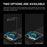 X3 15W 3 in 1 Magnetic Wireless Charger Multi-Function Fast Charging Station for Mobile Phone Watch Headset with Night Light - White - 3
