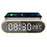 W628 Alarm Clock 15W Wireless Charger Thermometer Calendar Snooze Functions Alarm - Silver - 1