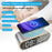 W628 Alarm Clock 15W Wireless Charger Thermometer Calendar Snooze Functions Alarm - Silver - 3