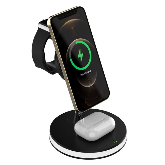 F17 4-in-1 15W Max Multi-Function Wireless Charger with Night Light Magnetic Wireless Charging Stand - 6