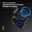 F21 Foldable 3-in-1 Multi-Function 15W Magnetic Wireless Charger with Flashy Atmosphere Light Wireless Charging Station - White - 4