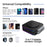 F21 Foldable 3-in-1 Multi-Function 15W Magnetic Wireless Charger with Flashy Atmosphere Light Wireless Charging Station - White - 5