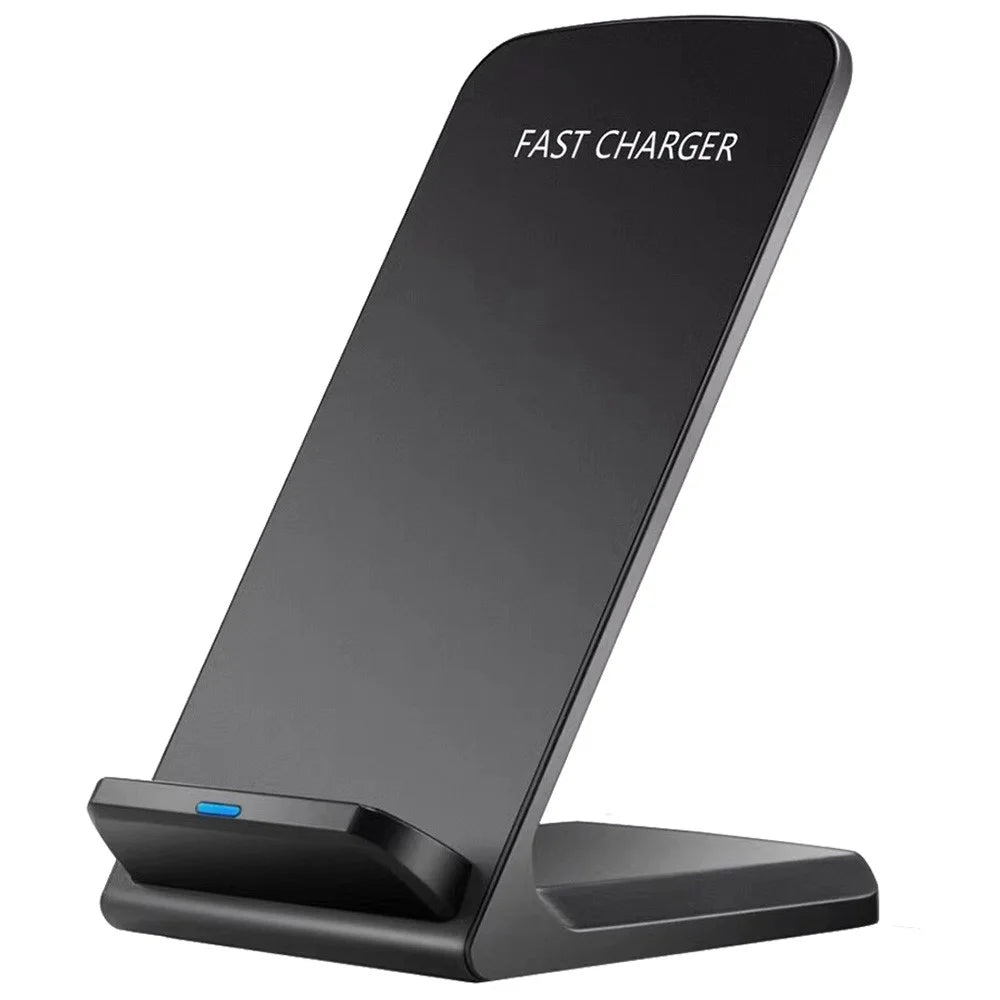 Z2 15W Wireless Charger Fast Charging Mobile Phone Cradle Stand for iPhone Samsung Huawei Xiaomi - Black - 1