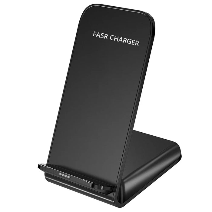 Z2 15W Wireless Charger Fast Charging Mobile Phone Cradle Stand for iPhone Samsung Huawei Xiaomi - Black - 2